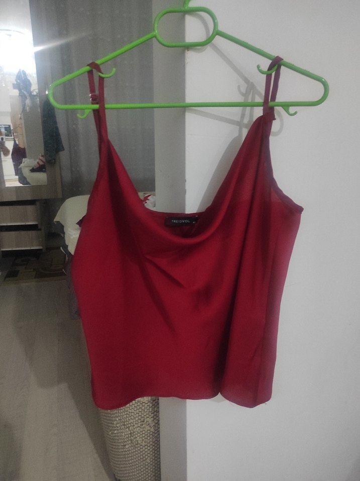 Parlak Kırmızı Bebek Slingi Bluz - Görsel 2