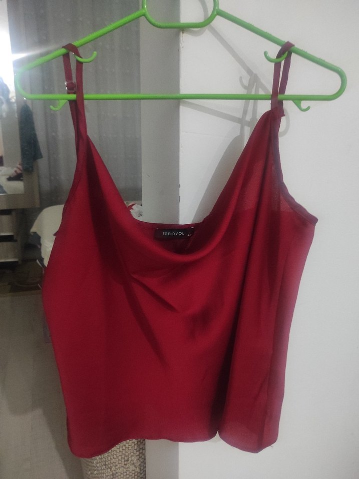 Parlak Kırmızı Bebek Slingi Bluz - Görsel 4