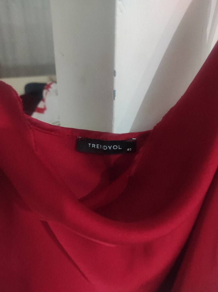 Parlak Kırmızı Bebek Slingi Bluz - Görsel 3