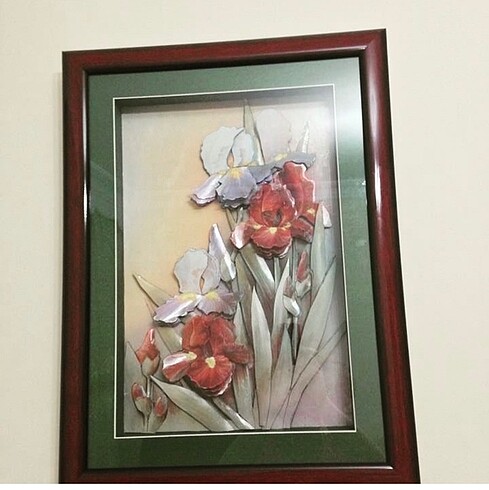 Beden yeşil Renk Kâğıt Rölyef