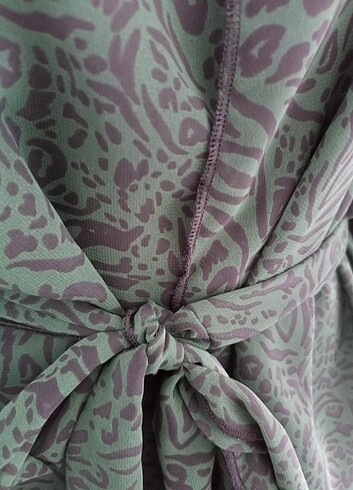 universal Beden Siyah yeşil Kimono PAREO kaftan 