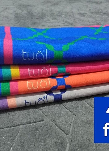 Coton krep şal 4lü set fiyatı fuşya turuncu bej mavi şal