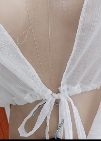 plaj giyim ikili takım yoryo şifon - Görsel 6