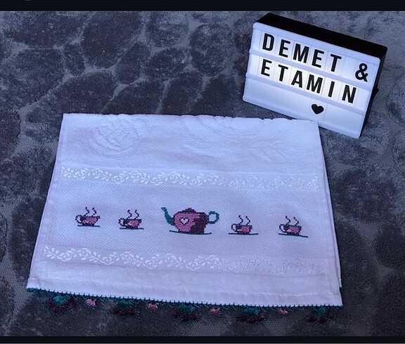 Havlu işleme etamin - Görsel 5