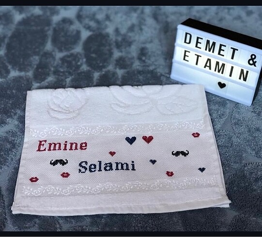 Havlu işleme etamin - Görsel 9