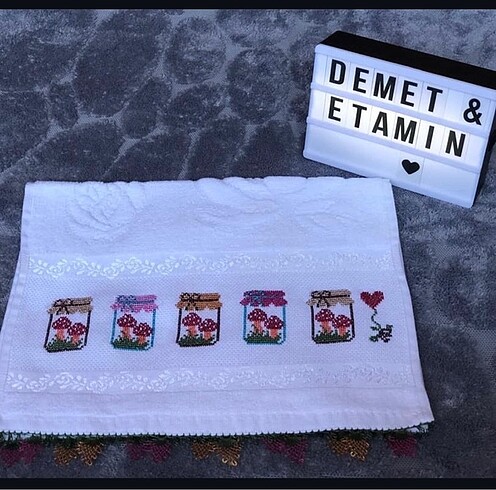 Havlu işleme etamin - Görsel 10