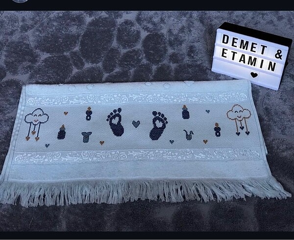 Havlu işleme etamin - Görsel 15