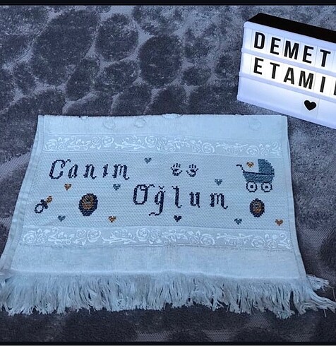 Havlu işleme etamin - Görsel 8