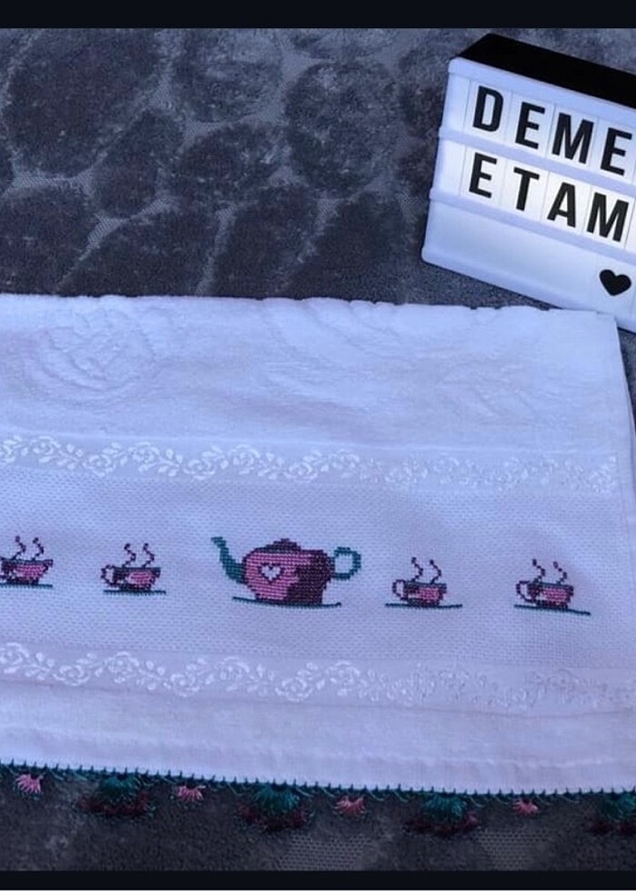 Havlu işleme etamin - Görsel 5