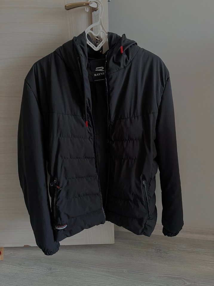 Erkek Siyah Fermuarlı Günlük Mont - Görsel 3