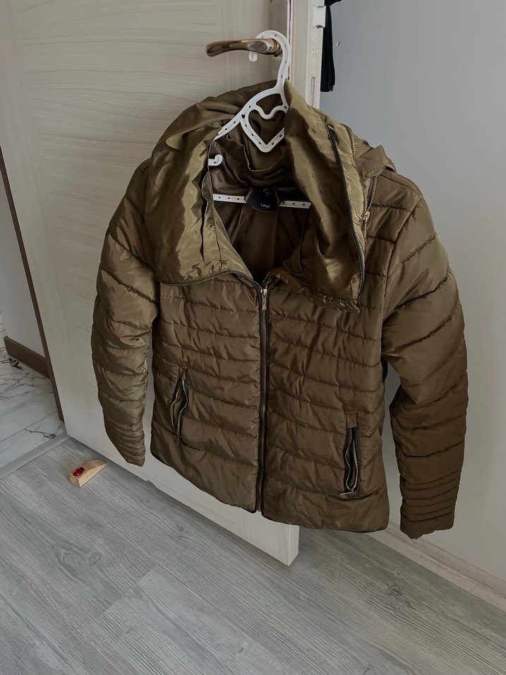 Bej Kapitone Kadın Kışlık Mont - Görsel 2