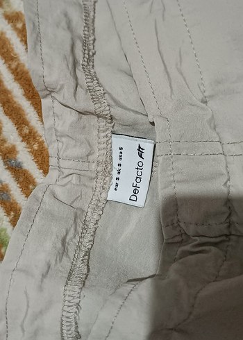 s Beden Gri Rahat Kesim Kadın Kumaş Pantolon