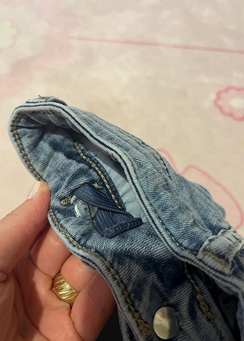 5 Yaş Beden mavi Renk Kız çocuk kot pantolon