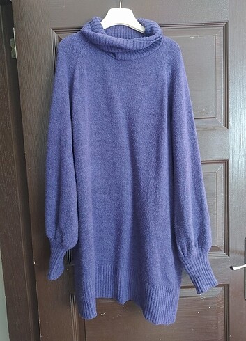 Diğer Boğazlı oversize triko tunik