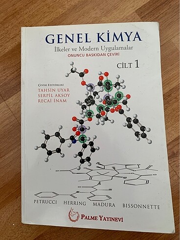  Genel kimya kitabı palme yayınları