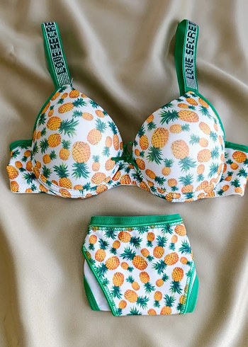 Renkli Ananas Desenli Street Bra - Görsel 4