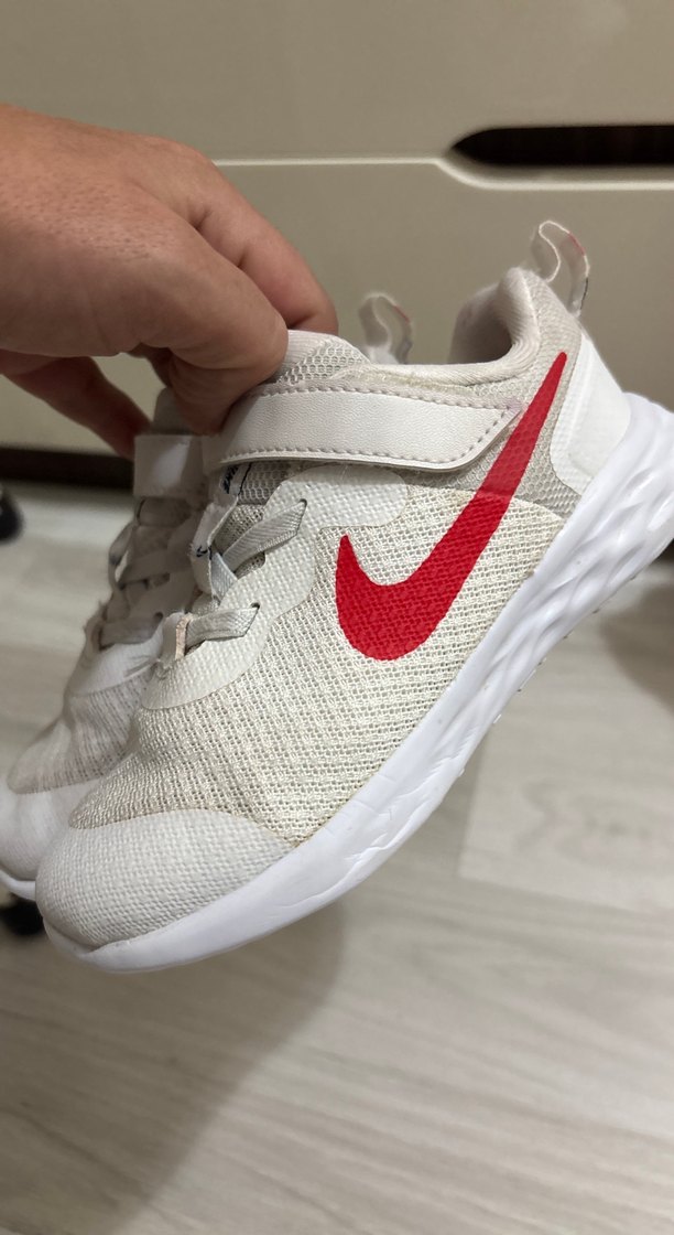 Kız Çocuk Beyaz Cırtlı Spor Ayakkabı - Görsel 2