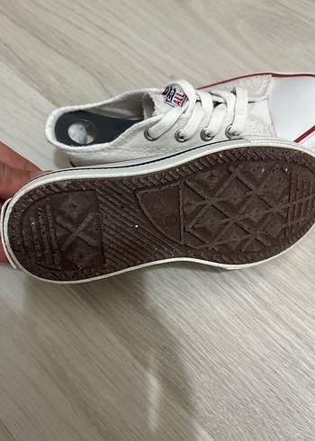 Beyaz Bağcıklı Kız Spor Ayakkabısı - Görsel 3