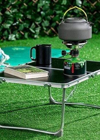Katlanabilir Siyah kamp masası - Görsel 3