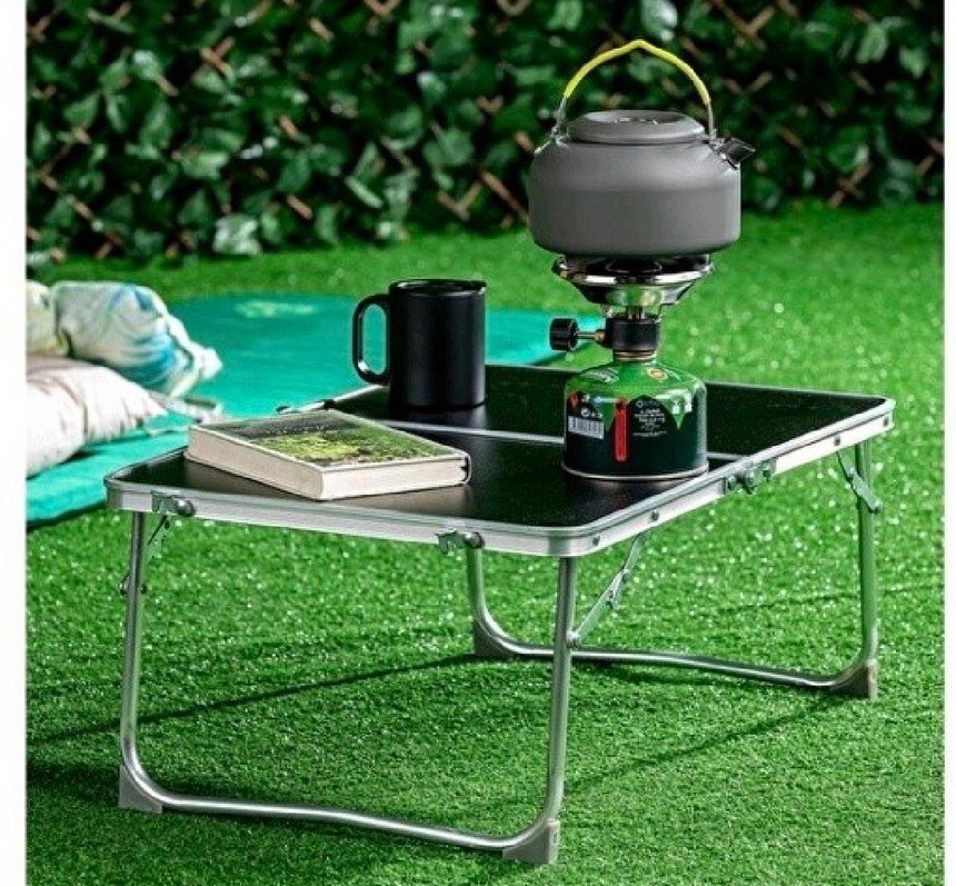 Katlanabilir Siyah kamp masası - Görsel 3