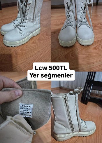 Bej LC Waikiki Kadın Günlük Dolgu Topuk Bot