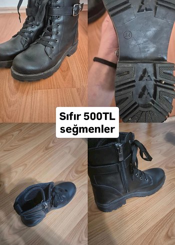 Siyah Kadın Kauçuk Goth Dolgu Topuk Bot
