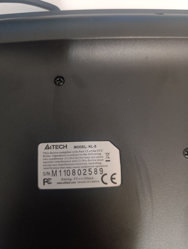 Gri A4TECH Kablolu Klavye - Görsel 2