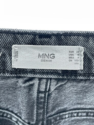 38 Beden gri Renk Mango Jean / Kot %70 İndirimli.