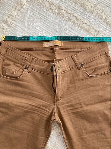 30 Beden İspanyol paça pantolon, kahve camel