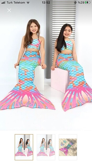 Denizkızı kostüm, mayo, bikini