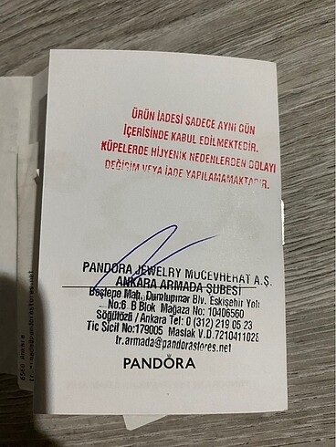  Beden beyaz Renk 20 GÜNLÜK PANDORA