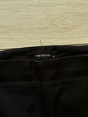 xs Beden Straight Trendyol Kumaş Pantolon