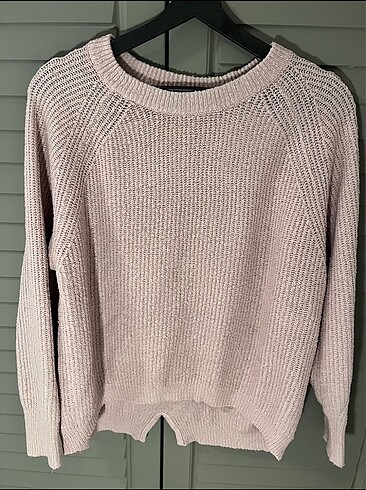 Zara pudra pembe kazak