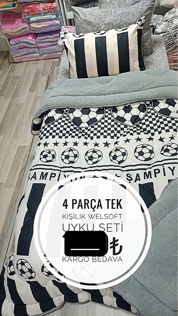Tek kişilik uyku seti