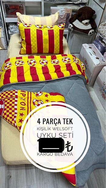 Tek kişilik uyku seti