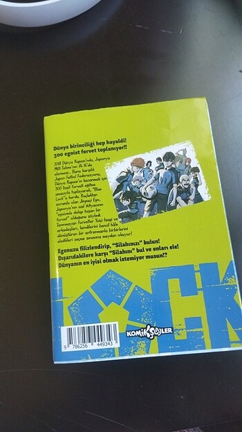 Blue Lock Türkçe manga 1. Cilt
