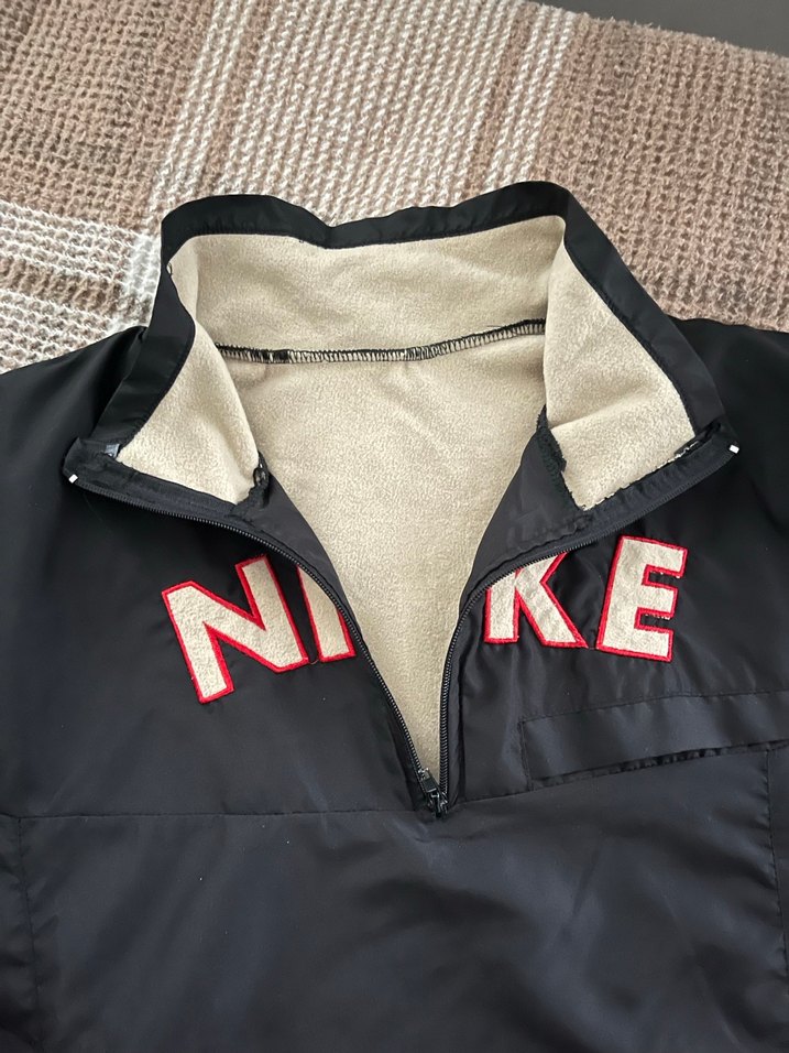 Nike Siyah unisex Yarım Fermuarlı Yağmurluk - Görsel 2