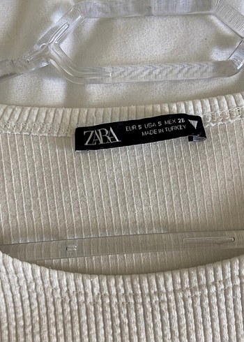 Zara  Uzun Kollu Crop Top - Görsel 2