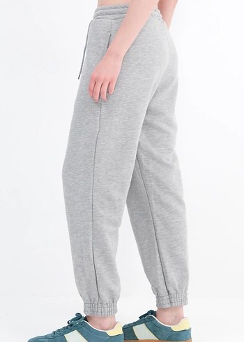 Gri Rahat Kesim Kadın Eşofman Altı - Görsel 3