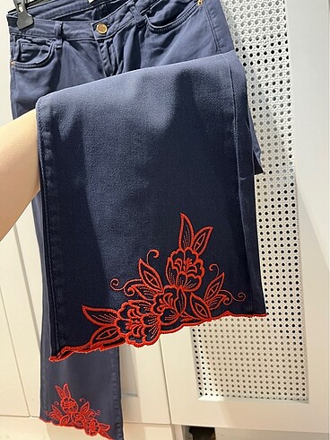 MUDO COLLECTION LACİVERT KOT PANTOLON