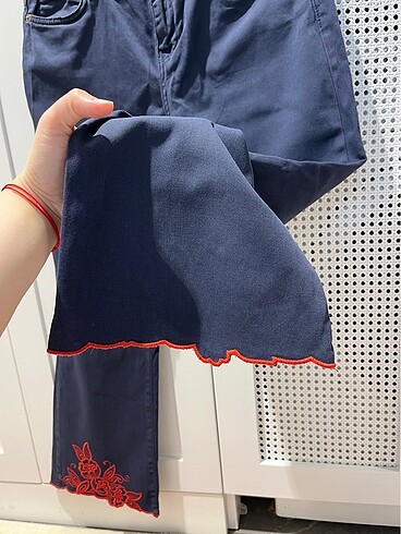 38 Beden MUDO COLLECTION LACİVERT KOT PANTOLON