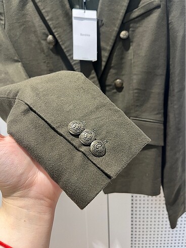 m Beden haki Renk BERSHKA CEKET