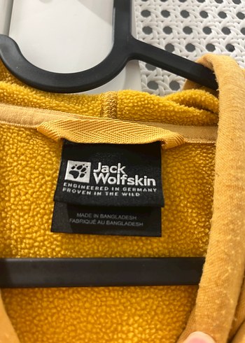 Jack Wolfskin 
Erkek Sarı Fermuarlı Street Wear Sweatshirt - Görsel 2