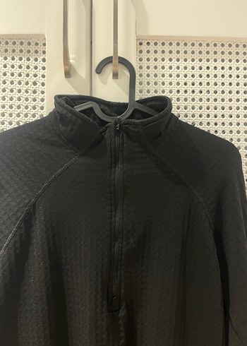 Zara Erkek Siyah Fermuarlı Yüksek Yakalı Sweatshirt - Görsel 7