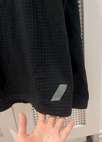 Zara Erkek Siyah Fermuarlı Yüksek Yakalı Sweatshirt - Görsel 3