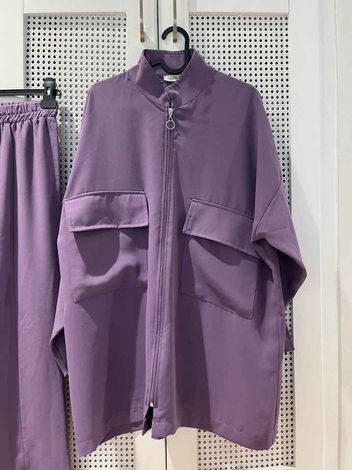 Mor Rahat Kesim Kadın Takım - Görsel 2