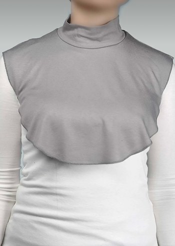 3 Adet Siyah Beyaz Gri Tesettür Boyunluk - Görsel 2