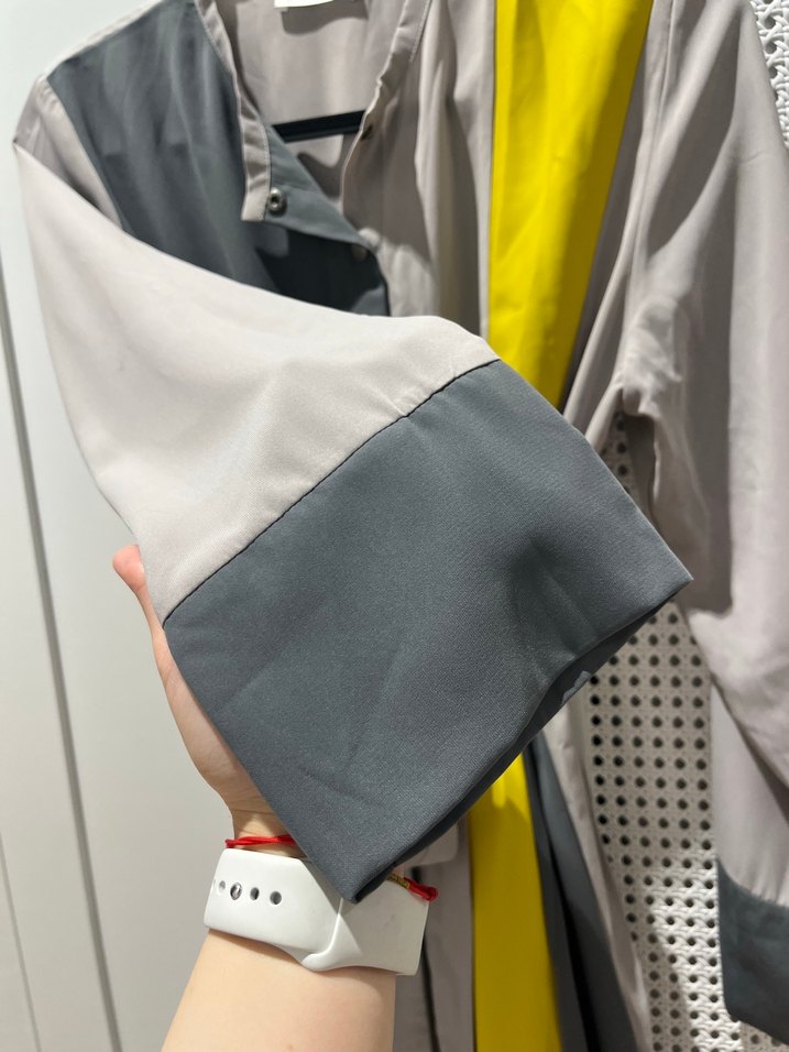 Kadın Gri Uzun Kollu Modern Elbise - Görsel 4