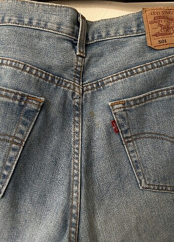 34 Beden Vintage Kot Pantolon