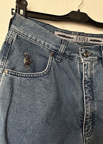 40 Beden mavi Renk Vintage Kot Pantolon